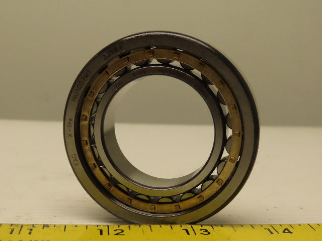 Fag NU1007M1 35mmID x 62mmOD x 14mmW Solid Cage Two Piece Roller Bearing