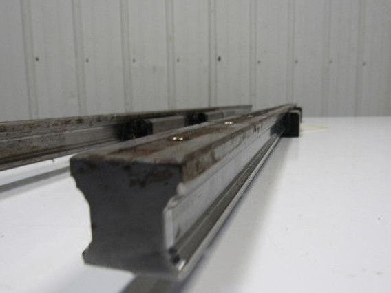 Heller MC16 Z Axis Runner Block & Rails 43-15/16" OAL Star Size 35 Lot of 2