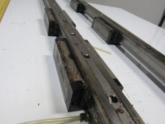 Heller MC16 Z Axis Runner Block & Rails 43-15/16" OAL Star Size 35 Lot of 2