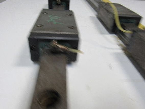 Heller MC16 Y Axis Runner Block & Rails 51-3/16" OAL Star Size 45 Lot of 2