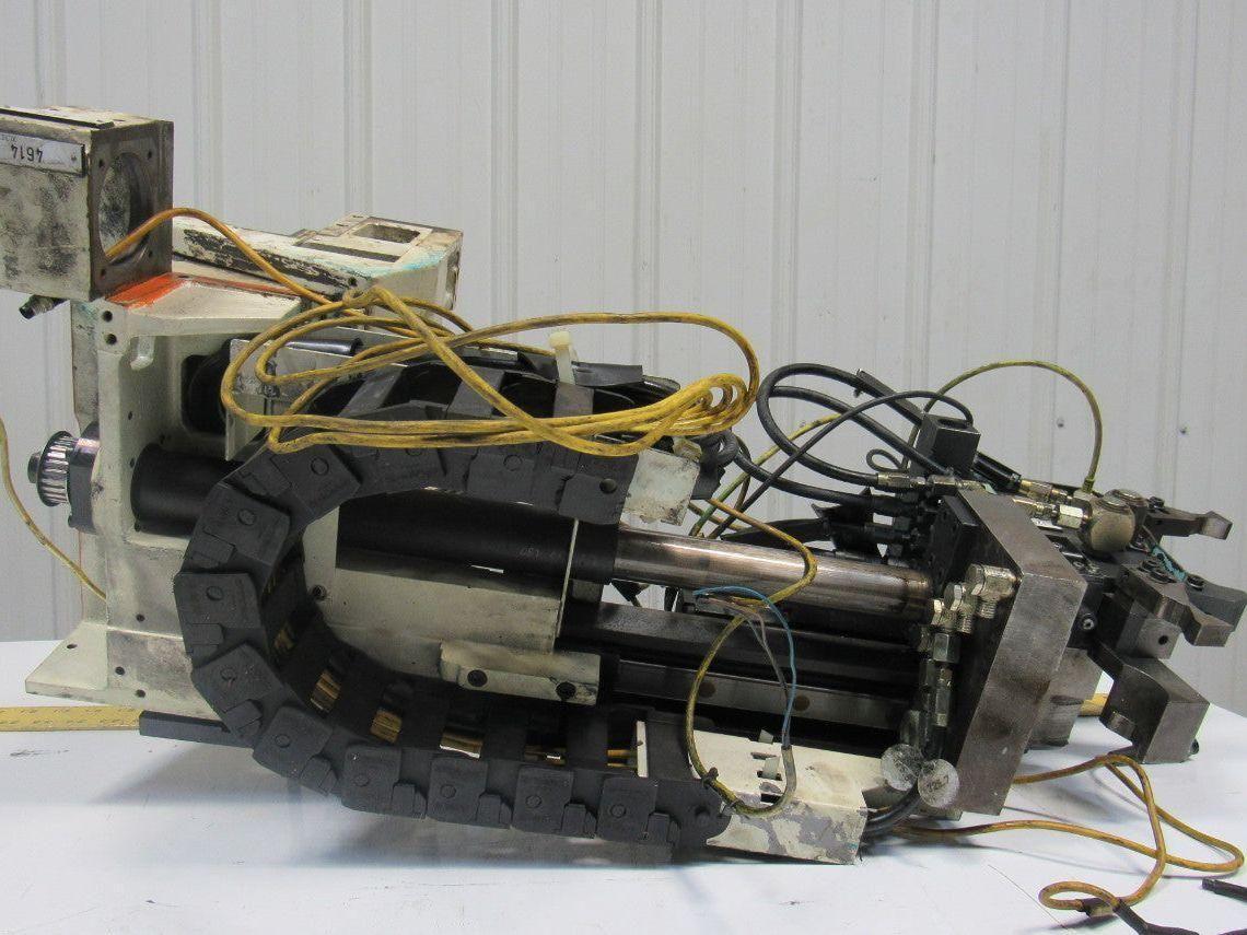 Werke G200 Parts Gripper Arm Assembly Removed from a CNC Lathe