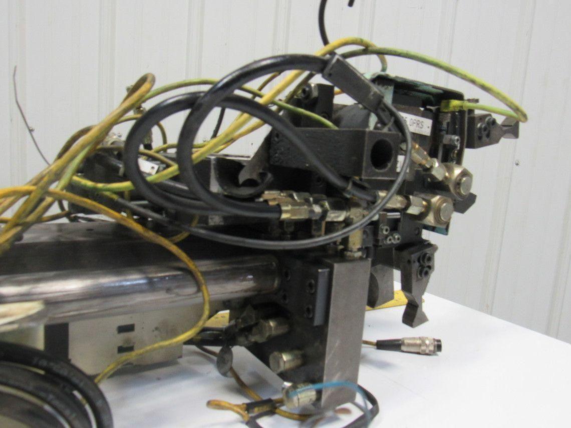 Werke G200 Parts Gripper Arm Assembly Removed from a CNC Lathe