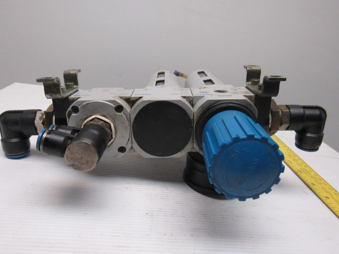 Festo LFR-D-7-MIDI-A/Festo LF-D-5M-MIDI-A Pneumatic Filter Regulator 1/2" NPT