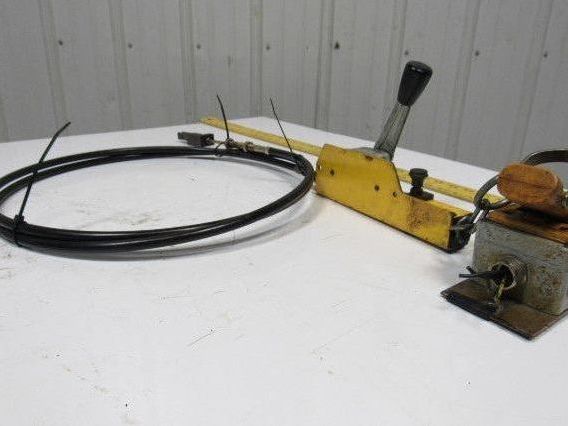 Werke G200 Cable Operator Lever Control W/Brad Harrison Safety plug CNC Lathe