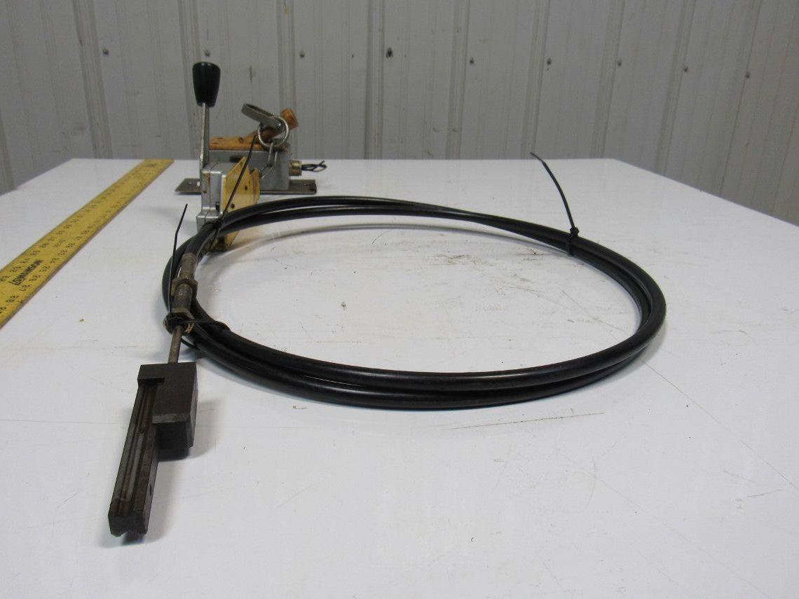 Werke G200 Cable Operator Lever Control W/Brad Harrison Safety plug CNC Lathe