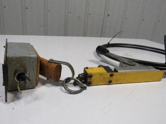 Werke G200 Cable Operator Lever Control W/Brad Harrison Safety plug CNC Lathe