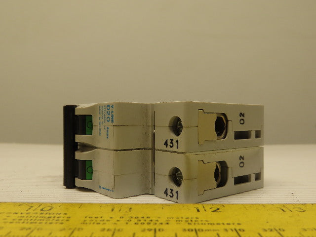 General Electric V37220 V Line D20 277/480V Miniature Circuit Breaker