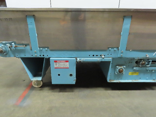 Slider Bed Center Drive Conveyor 41-1/2" Belt X 94" Long 30FPM 230/460V 3Ph