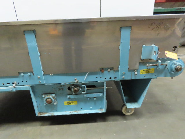 Slider Bed Center Drive Conveyor 41-1/2" Belt X 94" Long 30FPM 230/460V 3Ph