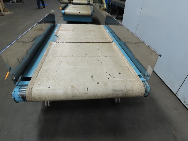 Slider Bed Center Drive Conveyor 41-1/2" Belt X 94" Long 30FPM 230/460V 3Ph