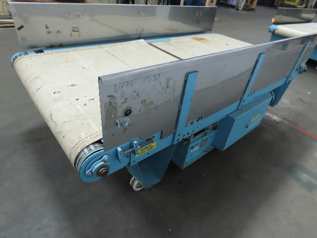 Slider Bed Center Drive Conveyor 41-1/2" Belt X 94" Long 30FPM 230/460V 3Ph