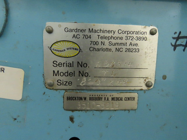 Slider Bed Center Drive Conveyor 41-1/2" Belt X 94" Long 30FPM 230/460V 3Ph