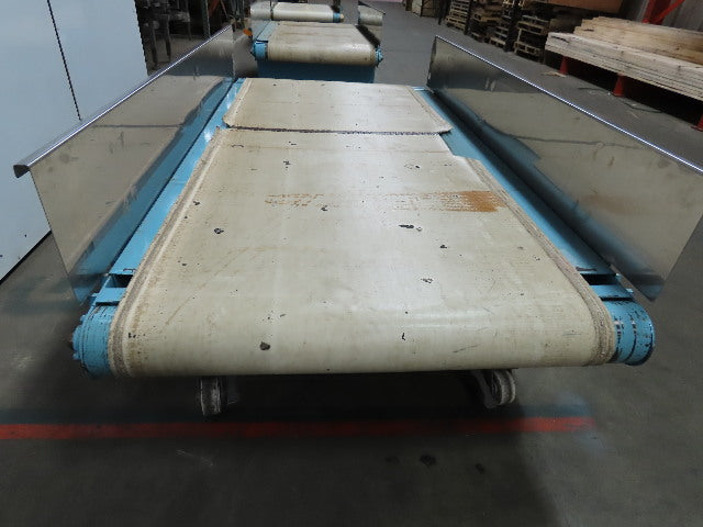 Slider Bed Center Drive Conveyor 41-1/2" Belt X 94" Long 30FPM 230/460V 3Ph
