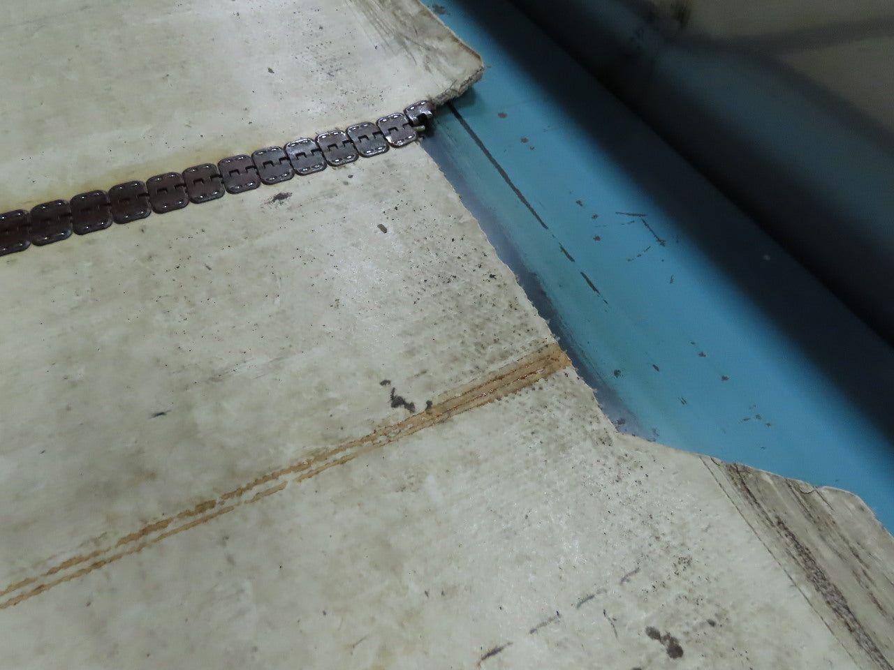 Slider Bed Center Drive Conveyor 41-1/2" Belt X 94" Long 30FPM 230/460V 3Ph