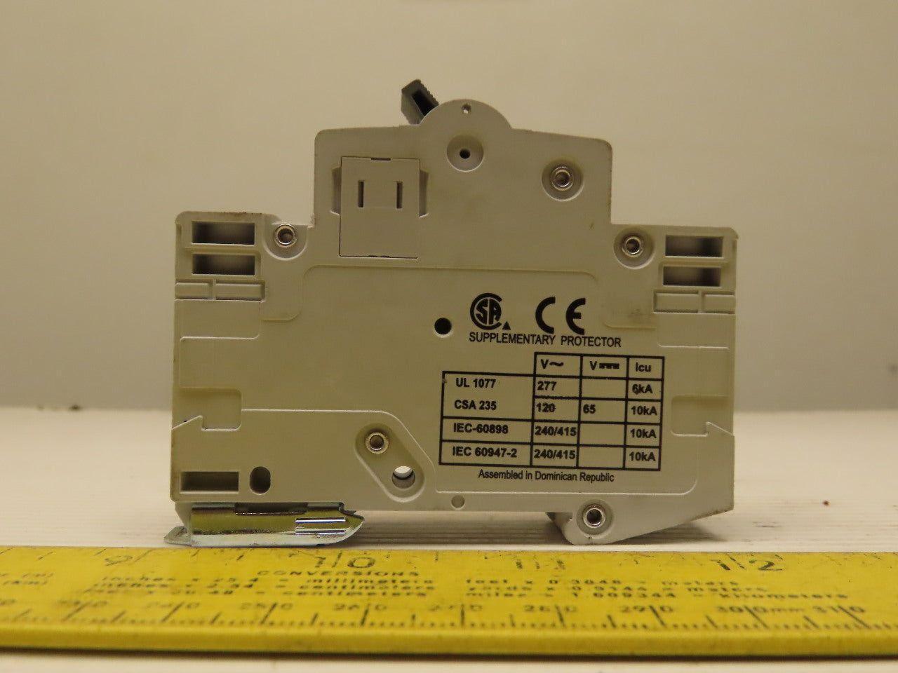 Eaton Cutler Hammer WMS1D05 5AMP Single Pole Circuit Breaker DIN Rail Mount