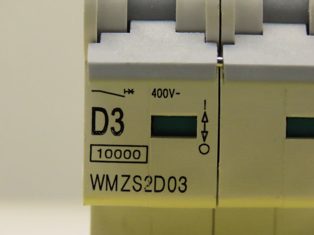 Eaton Cutler Hammer WMZS2D03 3AMP 2 Pole circuit Breaker DIN Rail Mount