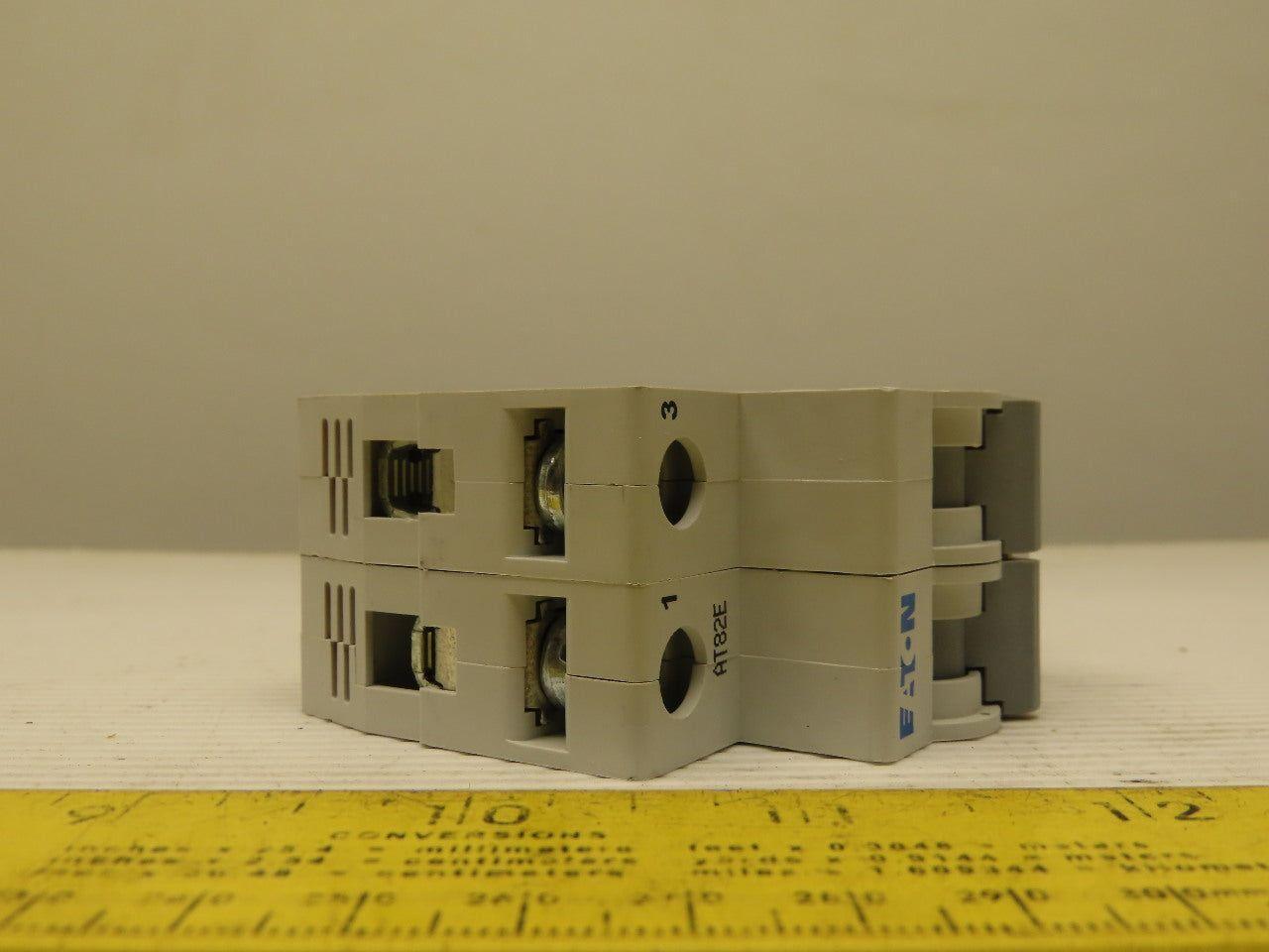 Eaton Cutler Hammer WMZS2D03 3AMP 2 Pole circuit Breaker DIN Rail Mount