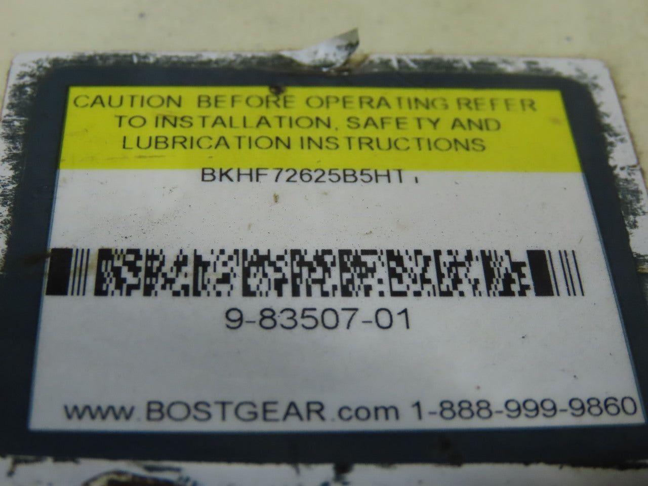 Boston Gear BKHF72625B5HT1 Wash Down Speed Reducer 25:1 Ratio
