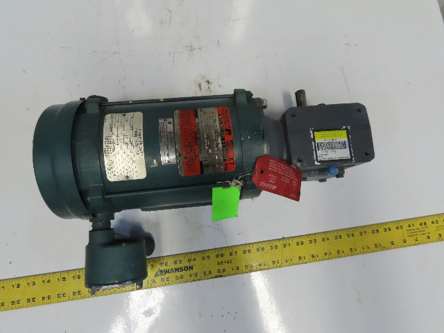 Reliance Boston Gear 10:1 Ratio 172RPM 3/4Hp 230/460V Gear Motor