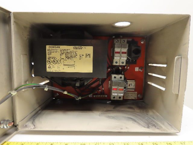 Dongan TDL-200 Enclosed Transformer Disconnect 1KVA 480V Pri 120V Sec 1PH