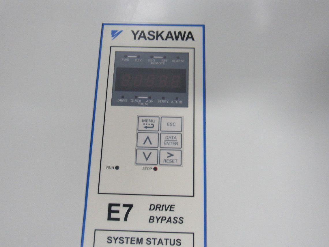 Yaskawa E7LVB052G VFD Drive Bypass Assembly 51KVA 380-480V In 0-480V Out 50/60HZ