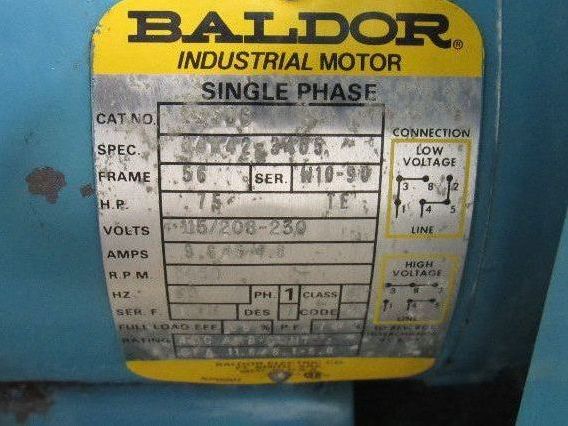 DustVent 3/4-60 Dust collector 3/4Hp 115V 1ph