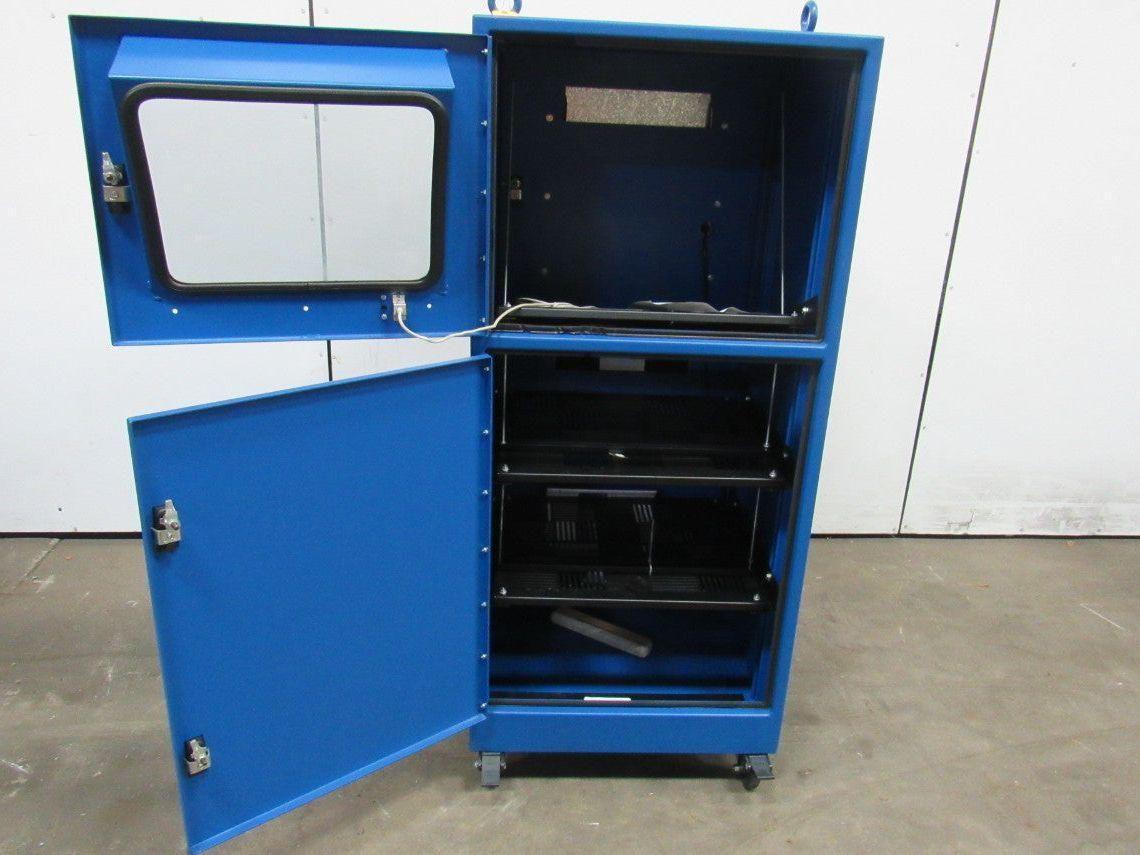 Ice/Stations IS56 Free Standing Enclosure W/McLean M28-0216-6013 AC Unit