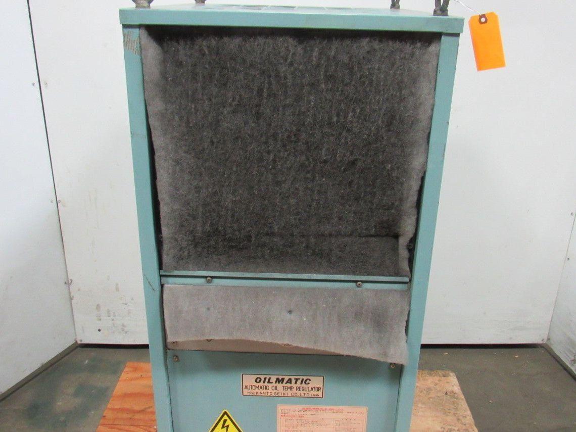Kanto Seiki KTC-15D0E Oilmatic Hydraulic Oil Chiller Temp Regulator 200/220V 3Ph