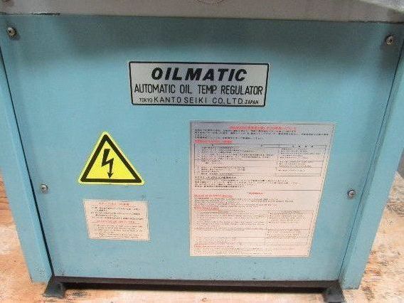 Kanto Seiki KTC-15D0E Oilmatic Hydraulic Oil Chiller Temp Regulator 200/220V 3Ph