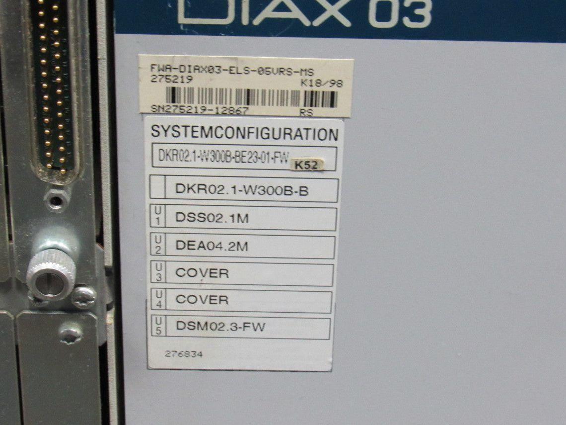 Indramat FWA DIAX03-ELS-05VRS-MS Servo Controller Drive DKR02.1-W300B-BE23-01-FW