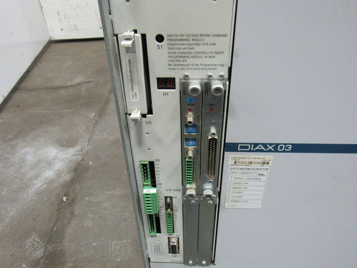 Indramat FWA DIAX03-ELS-05VRS-MS Servo Controller Drive DKR02.1-W300B-BE23-01-FW