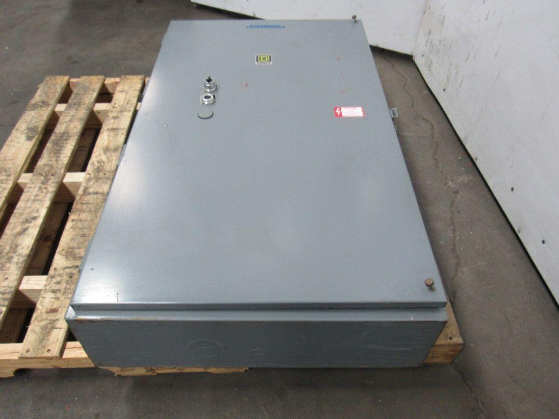 Square D 8901 SQC-8 Ser A 480V 3 Pole 100A Transfer Switch