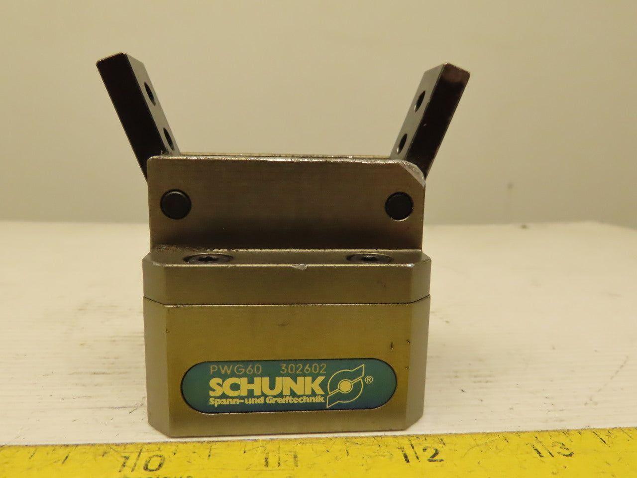 Schunk PWG60 302602 Automation Pneumatic Robot Gripper