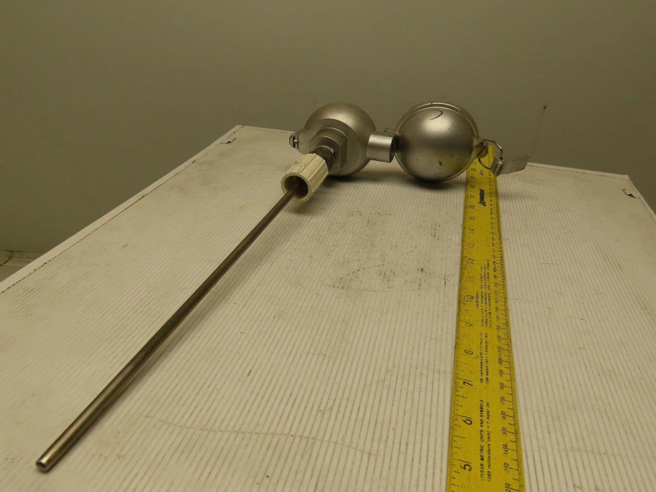 Omega TX250 Two Wire T/C Thermocouple Transmitter W/Housing & 10" probe