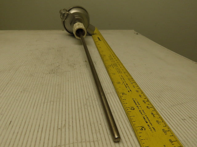 Omega TX250 Two Wire T/C Thermocouple Transmitter W/Housing & 10" probe