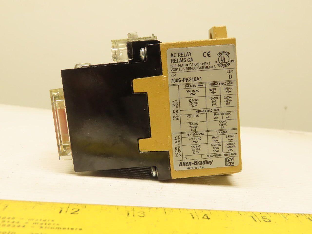 Allen Bradley 700S-PK310A1/D AC Relay Series D