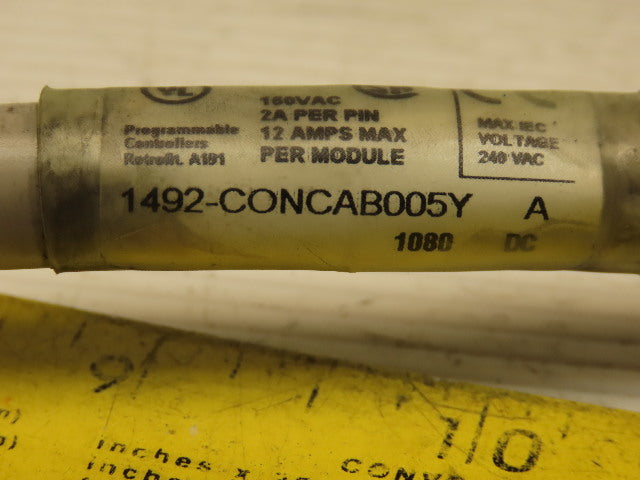 Allen Bradley 1492-CONCAB005Y/A Pre Wired Module Cable 0.5M Long Series A