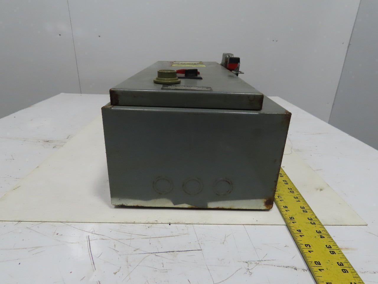 Square D Size 1 8538 SCG12 Combination Motor Starter Controller 8536 SC03D Fused