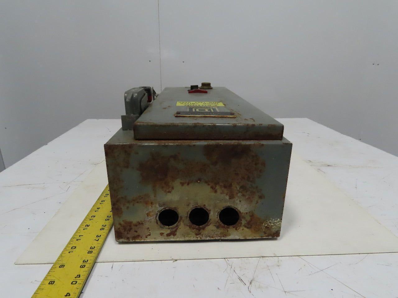 Square D Size 1 8538 SCG12 Combination Motor Starter Controller 8536 SC03D Fused