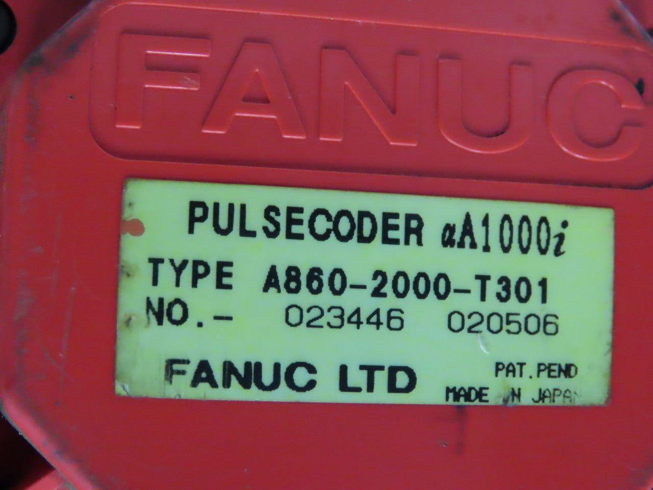 Fanuc A06B-0246-B000 C22/2000 AC Servo Motor A860-2000-T301 Pulsecoder Encoder