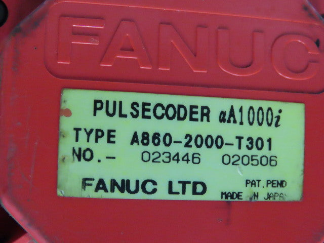Fanuc A06B-0246-B000 C22/2000 AC Servo Motor A860-2000-T301 Pulsecoder Encoder