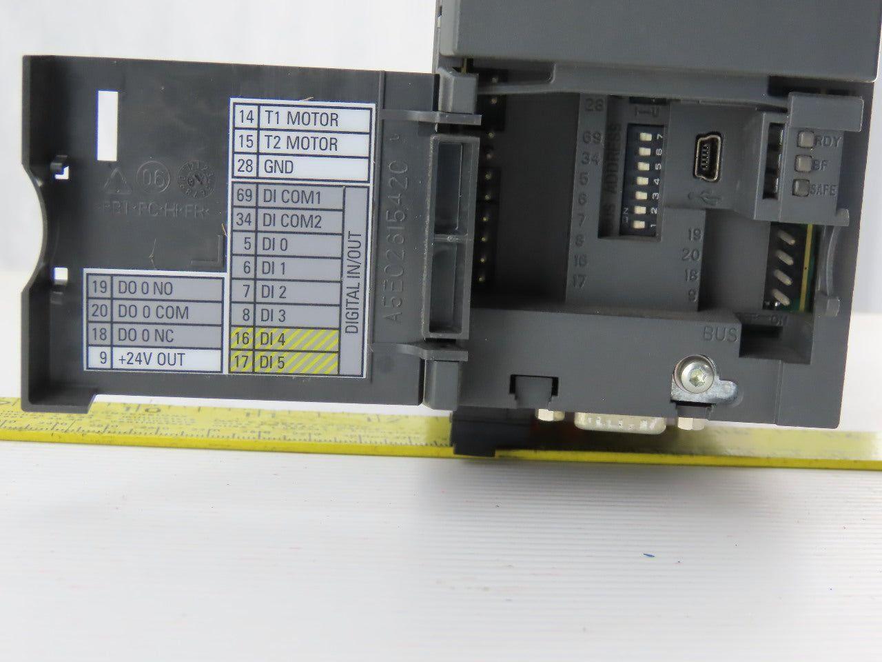 Siemens 6SL3210-1KE11-8UP1 Sinamics G120C DP 0.75HP 400-480VAC 2.3A