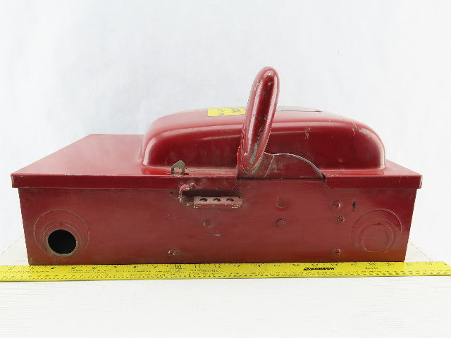 Square D A86343 100A 600V Single Throw Fusible Disconnect Safety Switch