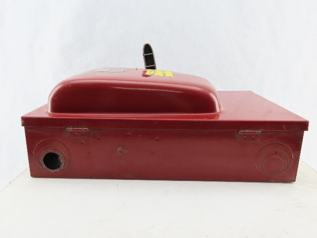 Square D A86343 100A 600V Single Throw Fusible Disconnect Safety Switch