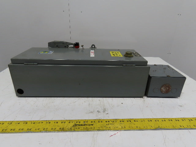 Square D 8538 SCG14 Single Throw Fusible Disconnect Safety SwitchW/Motor Starter