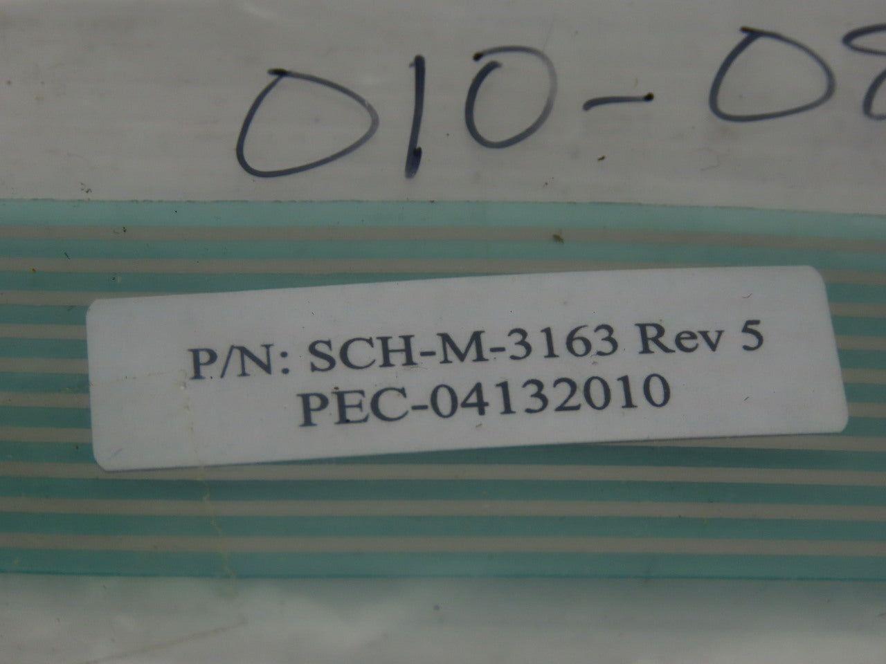 SCH-M-3163 Push Button I/O Replacement HMI Membrane
