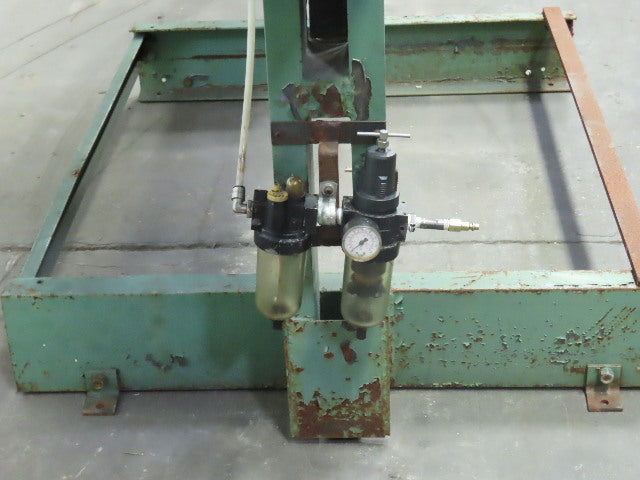 Mellon Eng. 16x36 41" Pneumatic Swing Cut-Off Shear 6-1/2" Stroke
