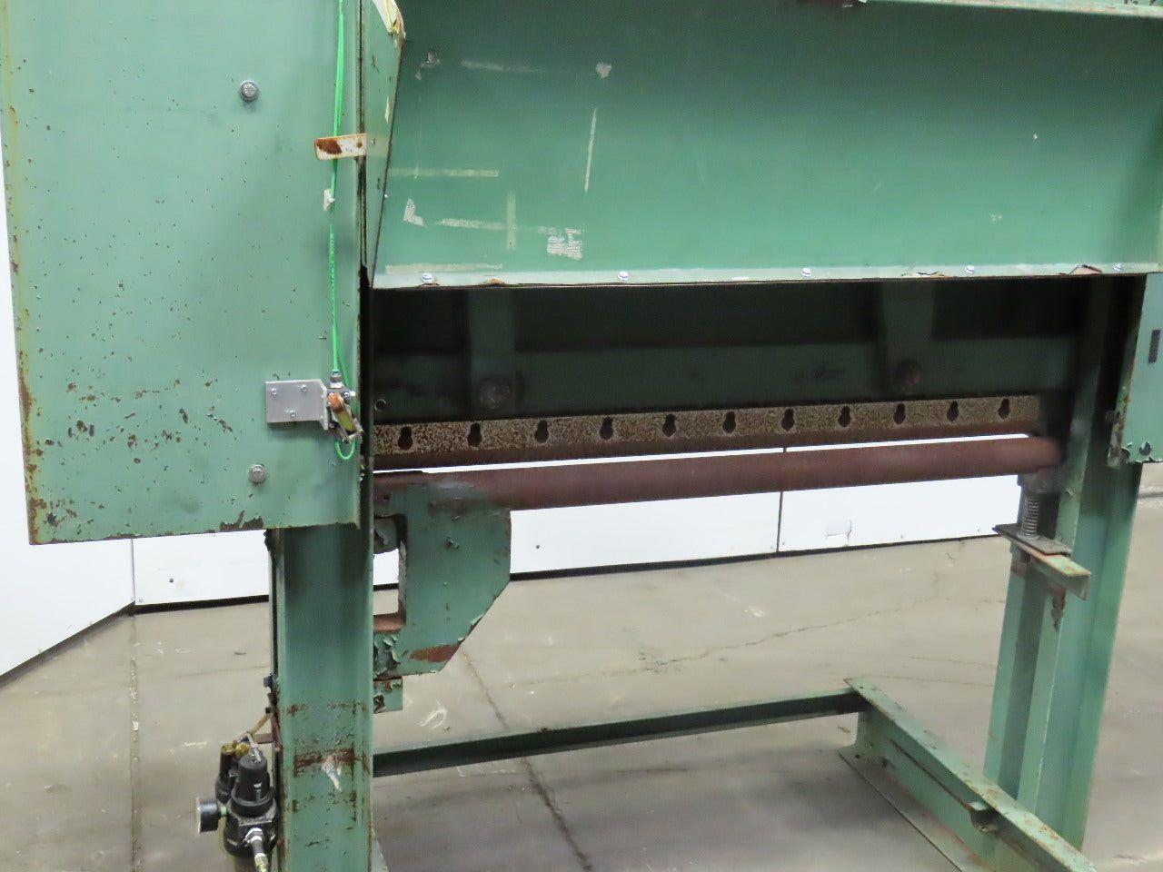 Mellon Eng. 16x36 41" Pneumatic Swing Cut-Off Shear 6-1/2" Stroke