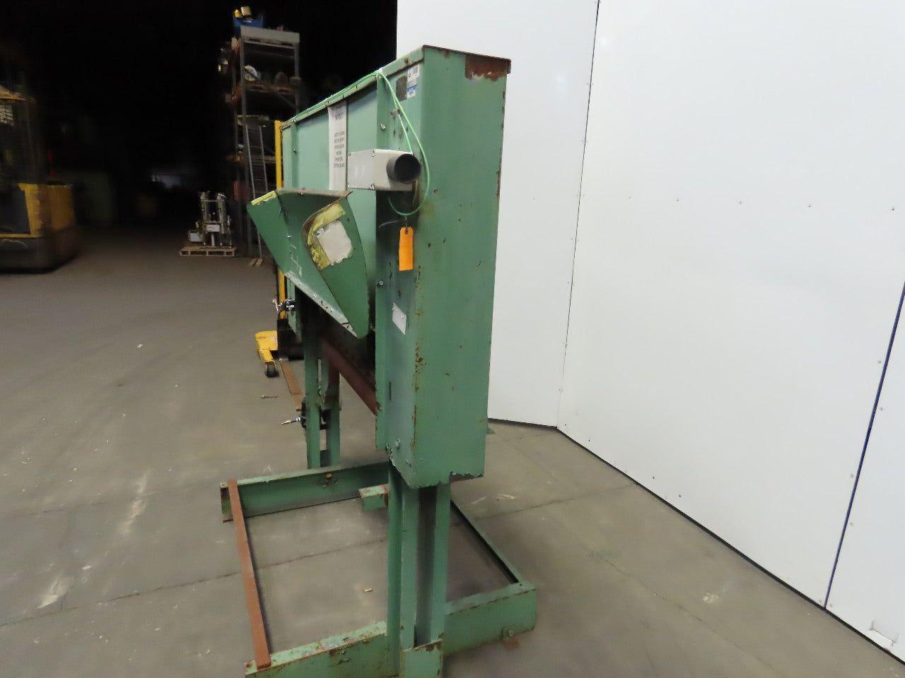 Mellon Eng. 16x36 41" Pneumatic Swing Cut-Off Shear 6-1/2" Stroke
