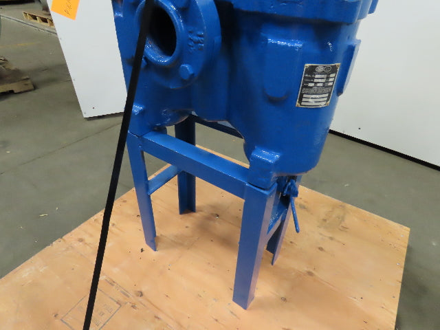 ZURN 560FYB 3" Flanged Iron Duplex Dual Basket Filter 125PSI Max Size 3